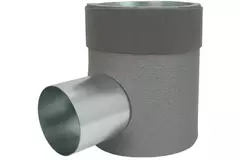 Thermoduct flat duct connector diameter 150mm H=80 mm single