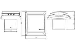 Itho Daalderop bathroom extractor fan Ø 100 mm - in matt silver with timer BTVZ-N211 T