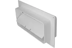 Rectangular plastic connection flange with check valve 220x90mm (KFV29)