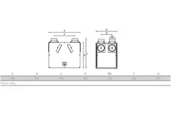 Vent-Axia MVHR Lo-Carbon Sentinel Kinetic B Plus L left 390 m³/h