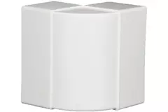Rectangular plastic vertical 90° bend 110 x 55 - KLV.