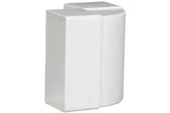 Rectangular plastic vertical 90° bend 110 x 55 - KLV.