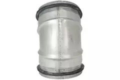 Short round spiral bend 45° Ø 80mm for spiral duct