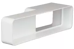 Rectangular plastic reducer - 220 x 55mm to 110 x 55mm- KS25-15