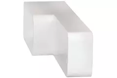 Rectangular plastic reducer - 220 x 55mm to 110 x 55mm- KS25-15