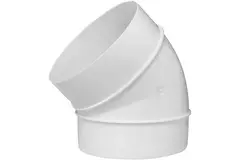 Round plastic 45° bend diameter: 100mm AL100-45