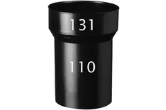 Ubbink plastic reducer 110/131 15cm