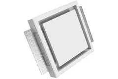 Ergovent frameless square ventilation valve 125 mm