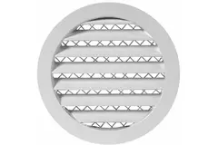 Aluminium alloy grille Ø125 white - MRA125W - RAL9016