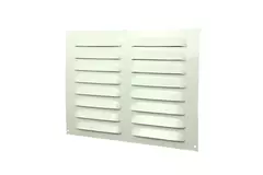 Metal ventilation grille rectangular 260x190 white - MR2619