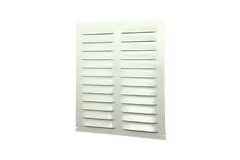 Metal ventilation grille rectangular 260x280 white - MR2628