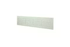 Metal ventilation grille rectangular 400x100 white - MR4010