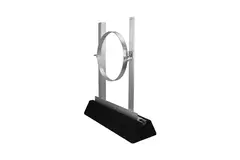 Aluminium roof bracket for spiral pipe diameter 125mm
