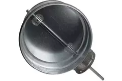 Motor-controlled check valve Ø 125mm for spiral duct