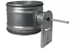 Motor-controlled check valve Ø 125mm for spiral duct