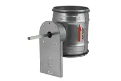 Motor-controlled check valve Ø 125mm for spiral duct
