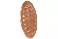 Metal ventilation grille round 100 mm copper - MR100Cu