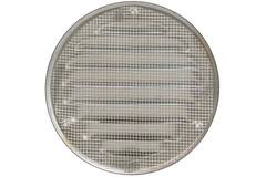 Metal ventilation grille round Ø 100mm zinc - MR100ZN