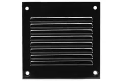 Metal grille 100x100mm black - MR1010M - RAL9005