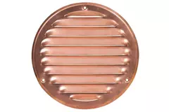 Metal ventilation grille round Ø125 mm copper - MR125Cu