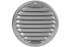 Metal ventilation grille round 100 mm grey - MR100P - RAL9006