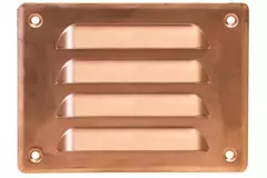 Metal ventilation grille rectangular 140x105 mm copper - MR14105Cu
