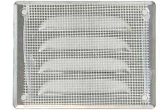 Metal ventilation grille rectangular 140x105 mm aluminium - MR14105Al
