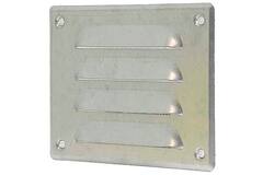 Metal ventilation grille rectangular 140x105 mm sinc - MR14105Zn