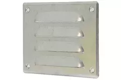 Metal ventilation grille rectangular 140x105 mm sinc - MR14105Zn