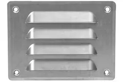 Metal ventilation grille rectangular 140x105 mm sinc - MR14105Zn