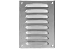 Metal ventilation grille rectangular 140x190 mm sinc - MR1419Zn