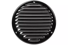 Metal ventilation grille round Ø160 mm black - MR160M - RAL9005
