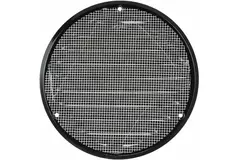 Metal ventilation grille round 100 mm black - MR100M - RAL9005