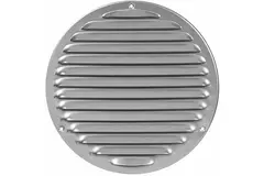 Metal ventilation grille round Ø200 mm grey - MR200P - RAL9006