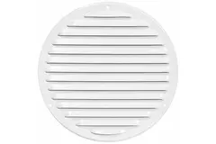 Metal ventilation grille round Ø 200mm white - MR200 - RAL9016