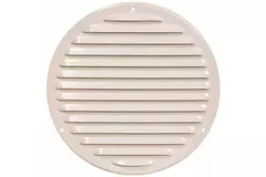 Metal ventilation grille round Ø200 mm beige - MR200Y - RAL1015