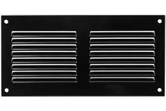 Metal grille 200x100mm black - MR2010M - RAL9005
