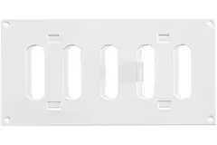 Adjustable metal slot diffuser 200x100 white - MR2010R - RAL9016
