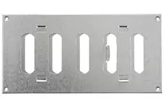 Adjustable metal slot diffuser 200x100 galvinized - MR2010RZn
