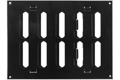 Adjustable metal slot diffuser 200x150 black - MR2015RM - RAL9005