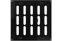 Adjustable metal slot diffuser 200x200 black - MR2020RM - RAL9005