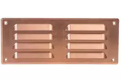Metal ventilation grille rectangular 260x105 mm copper - MR26105Cu