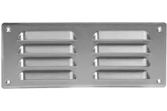 Metal ventilation grille rectangular 260x105 mm stainless steel - MR26105i