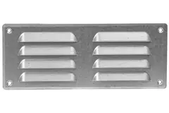 Metal ventilation grille rectangular 260x105 mm sinc - MR26105Zn