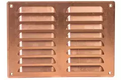 Metal ventilation grille rectangular 260x190 mm copper - MR2619Cu