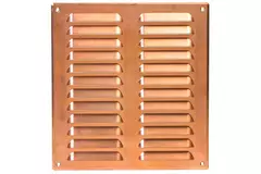 Metal ventilation grille rectangular 260x280 mm copper - MR2628Cu