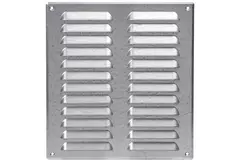 Metal ventilation grille rectangular 260x280 mm sinc - MR2628Zn