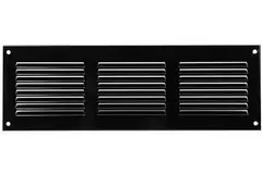 Metal grille 300x100mm black - MR3010M - RAL9005