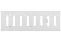 Metal adjustable rectangular slot diffuser 300x100 white - MR3010R - RAL9016
