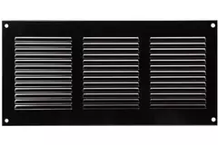Metal grille 300x150mm black - MR3015M - RAL9005